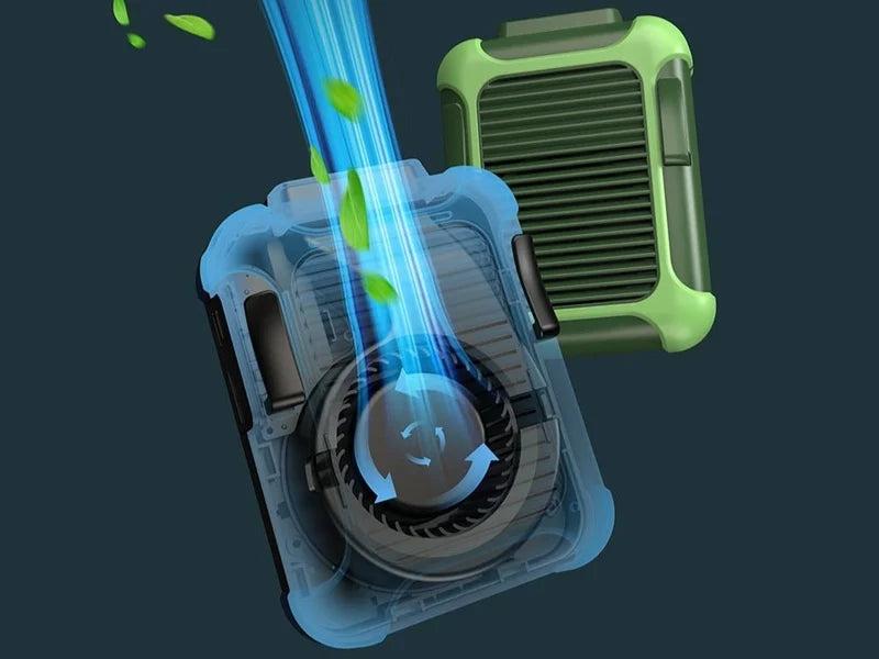 Aéroluxe | Draagbare ventilator – stil - oplaadbaar - elegant ontwerp