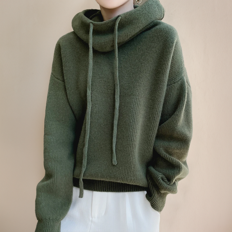 Lina™ | Kuschelige Strick-Hoodie