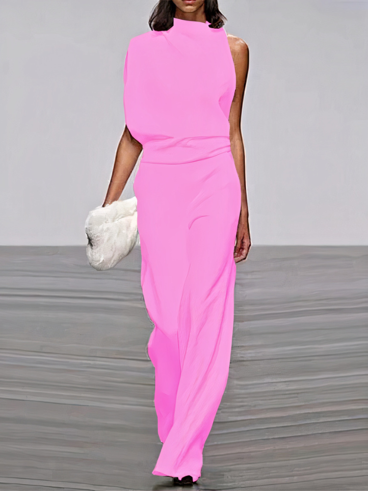 Dames moderne jumpsuit met wijde pijpen | Bruiloftsgasten