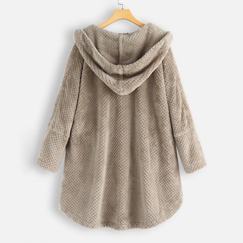 Fleecejack met capuchon in de mode voor winter 2026 - WinterFleeceLux