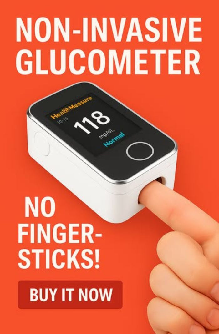 Niet-invasieve bloedsuikermonitor — 5-seconden aflezing | - 99% nauwkeurigheid 8-1