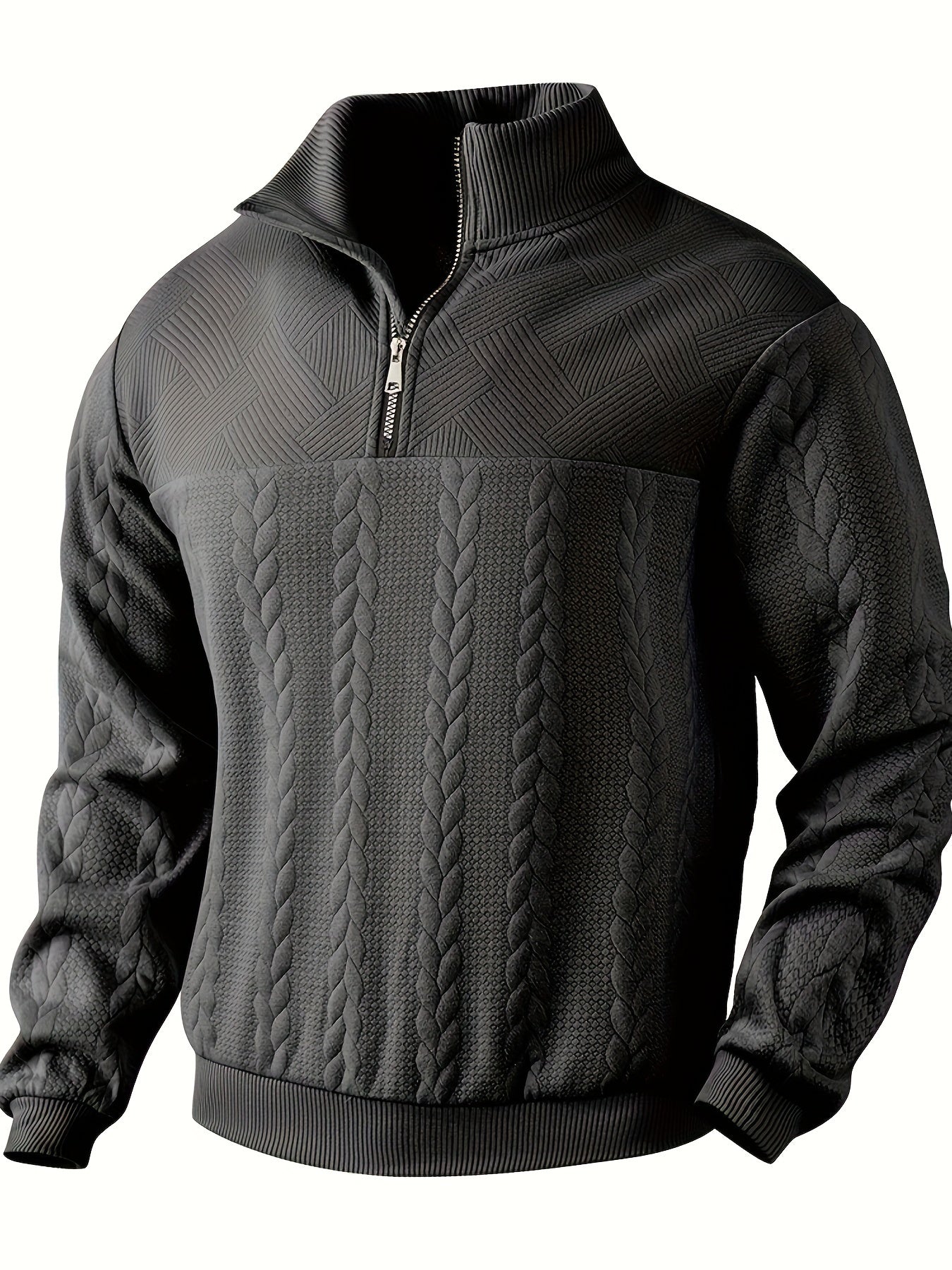 Vintage Herenpullover met Rits – Victor