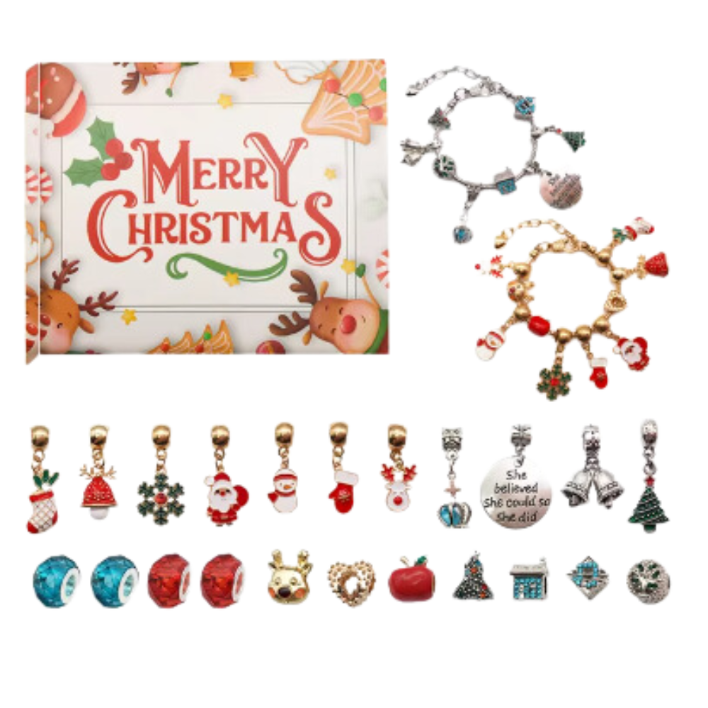 DIY Adventskalender 2026 voor Meisjes – Sieraden- en Armbandenset