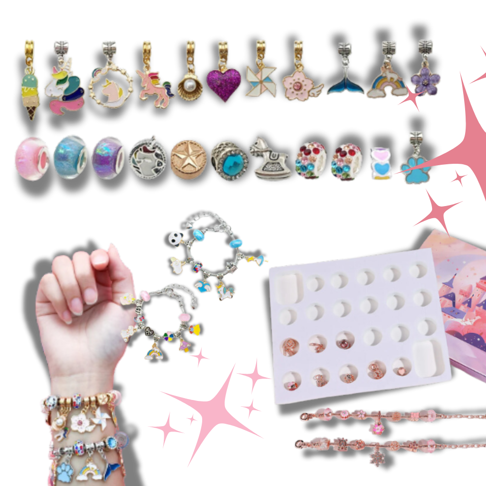 DIY Adventskalender 2026 voor Meisjes – Sieraden- en Armbandenset