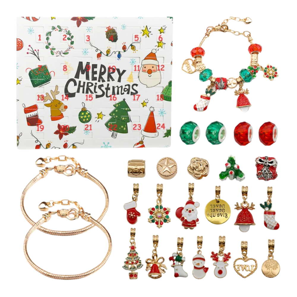 DIY Adventskalender 2026 voor Meisjes – Sieraden- en Armbandenset