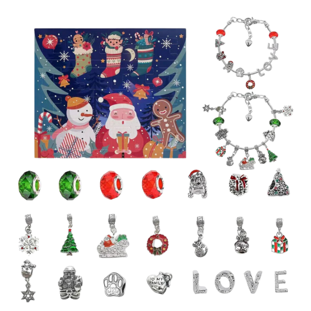 DIY Adventskalender 2026 voor Meisjes – Sieraden- en Armbandenset