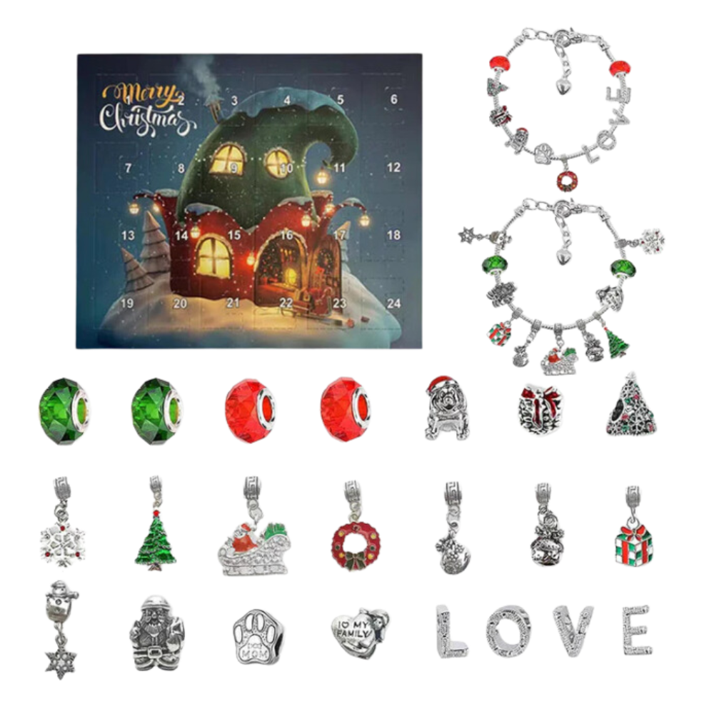 DIY Adventskalender 2026 voor Meisjes – Sieraden- en Armbandenset