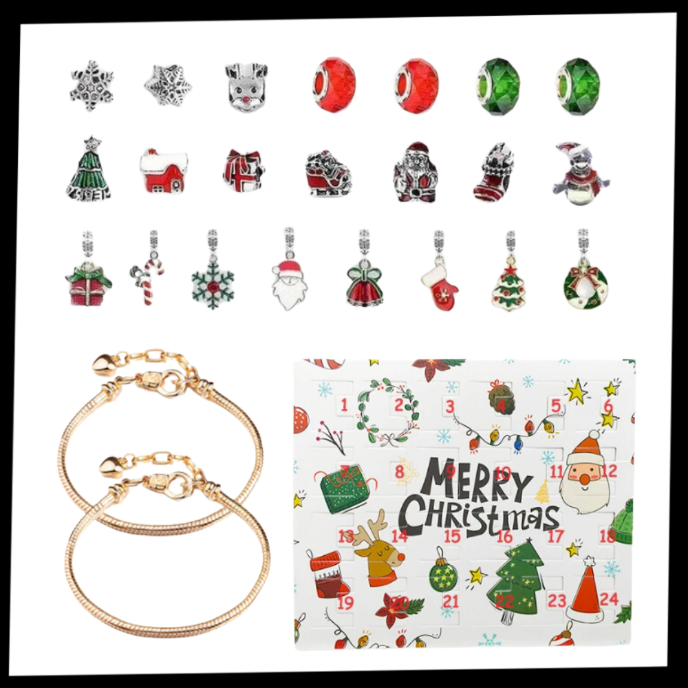DIY Adventskalender 2026 voor Meisjes – Sieraden- en Armbandenset