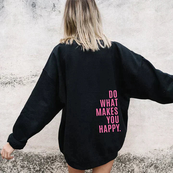 Quinne | Mode Brief gedrukt Dames Hoodie Sweatshirt