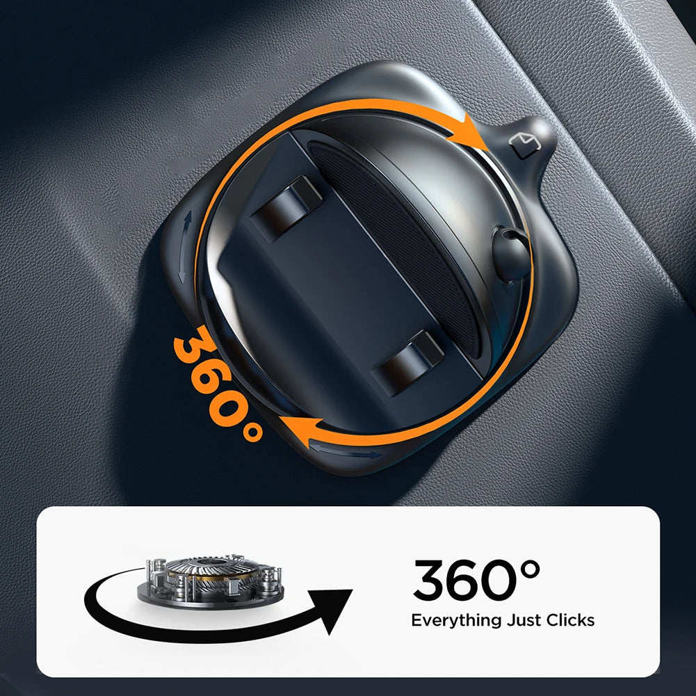 360° Rotating Car Phone Holder – Verstelbare Dashboard- en Luchtventilatiehouder voor Mobiele Telefoons van 4-6,5 Inch