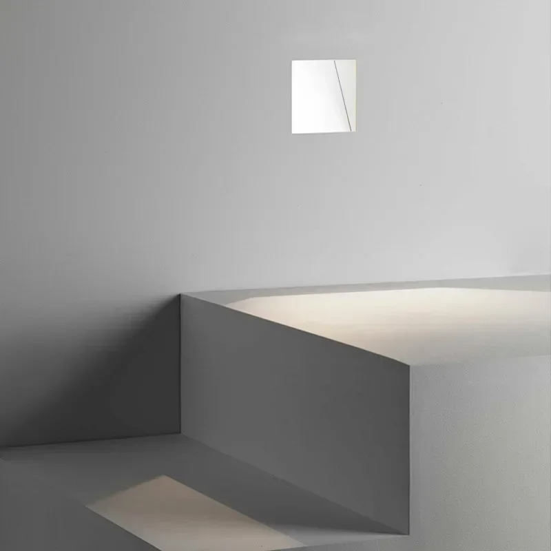 Nordic Randloze RVS Trap LED Wand 1-Licht