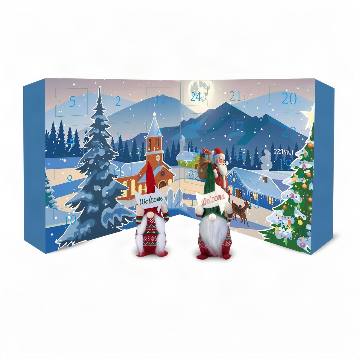 Kerstelfjes Adventskalender – 24 Elfjes voor Kerst