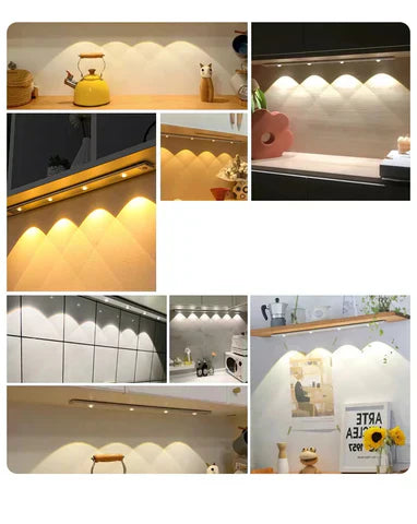 Frendorf Draadloze LED-lamp Bewegingssensor Oplaadbaar Dimbaar 3 kleuren