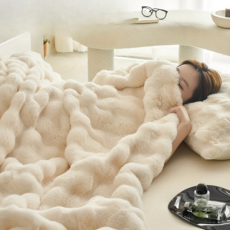 Dubbelzijdige Fleece Deken – Extra Zachte en Warme Knuffeldeken voor Bank en Bed