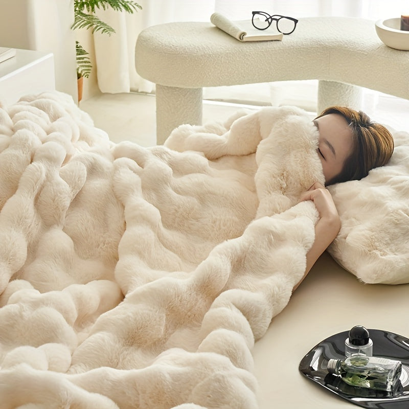 Dubbelzijdige Fleece Deken – Extra Zachte en Warme Knuffeldeken voor Bank en Bed