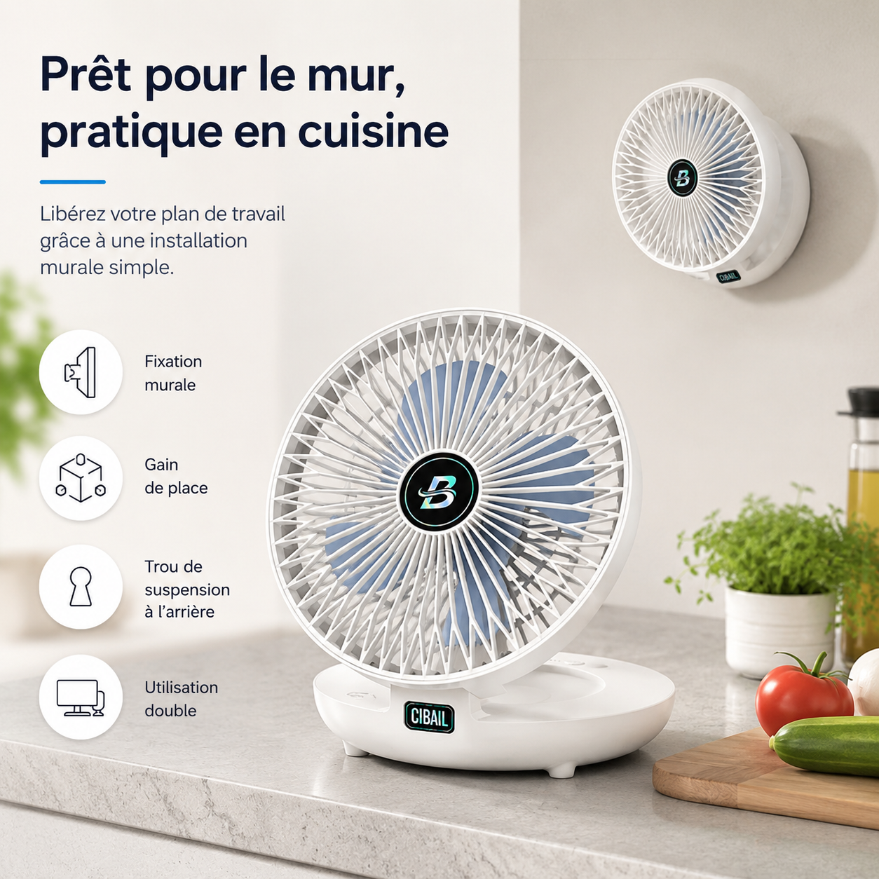 Dubbel Gebruik Huiskamer Ventilator