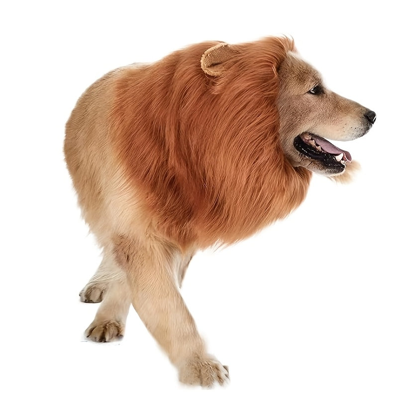 Hond Realistische Leeuwenmanen Halloween Kostuum | Verstelbaar Lichtgewicht