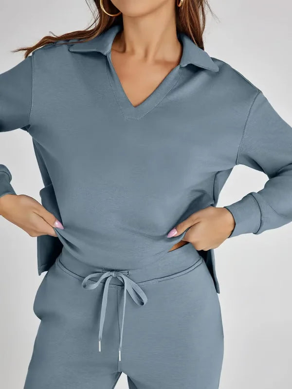 VioletVibe Cozy Hoodie Set | Stijlvolle en comfortabele loungewear voor ultieme ontspanning