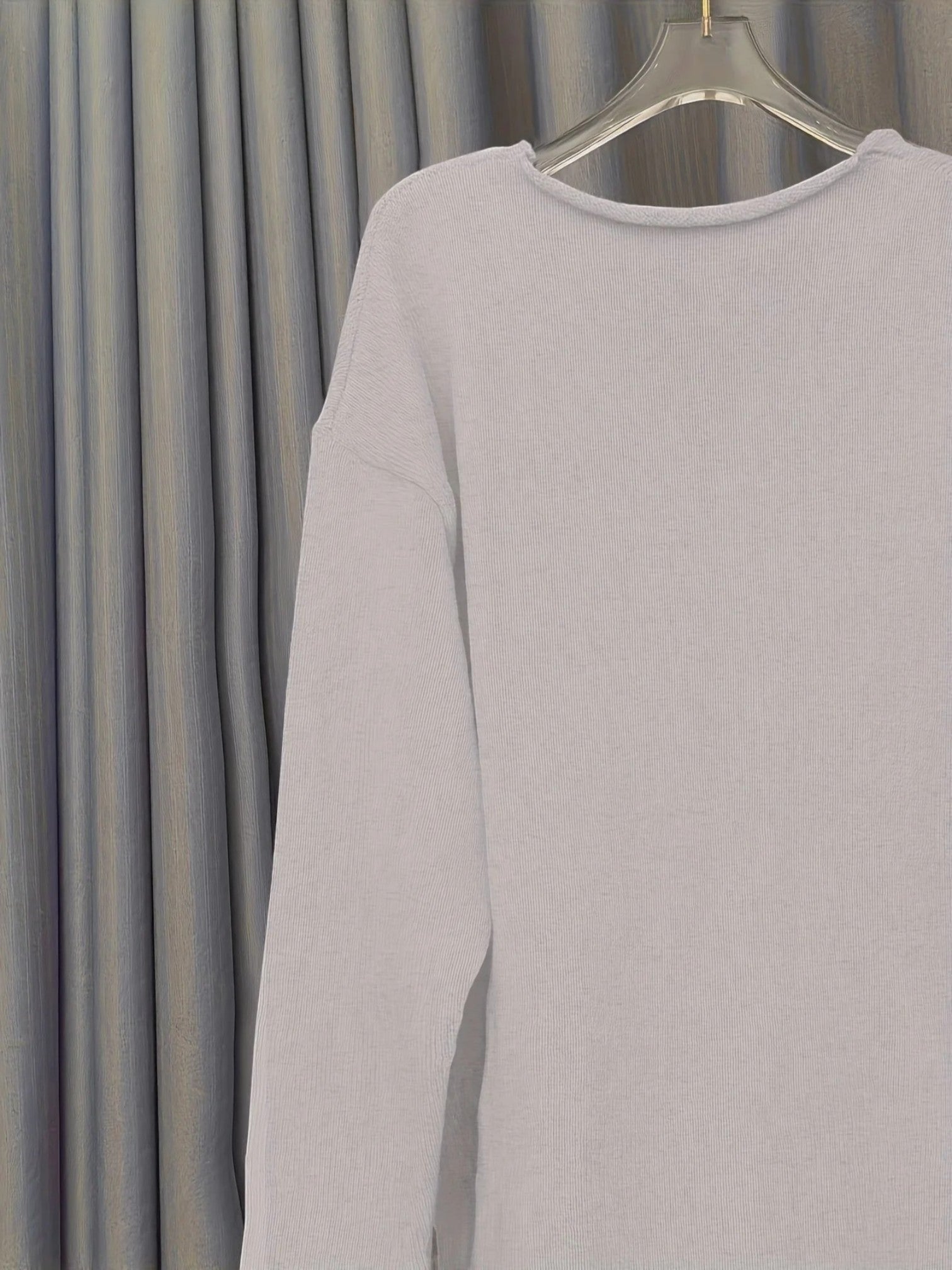 Casual Trui Met V-hals | Oversized