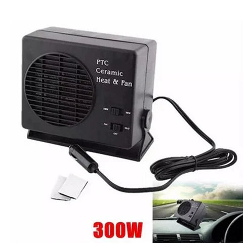 12V Autoverwarming 150W/300W – Keramische Autoheater & Ventilatorkachel