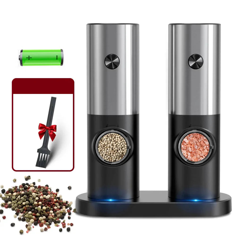 Elektrische Peper- en Zoutmolen Set - SpiceLite