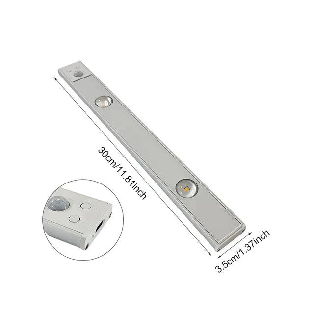 Frendorf Draadloze LED-lamp Bewegingssensor Oplaadbaar Dimbaar 3 kleuren