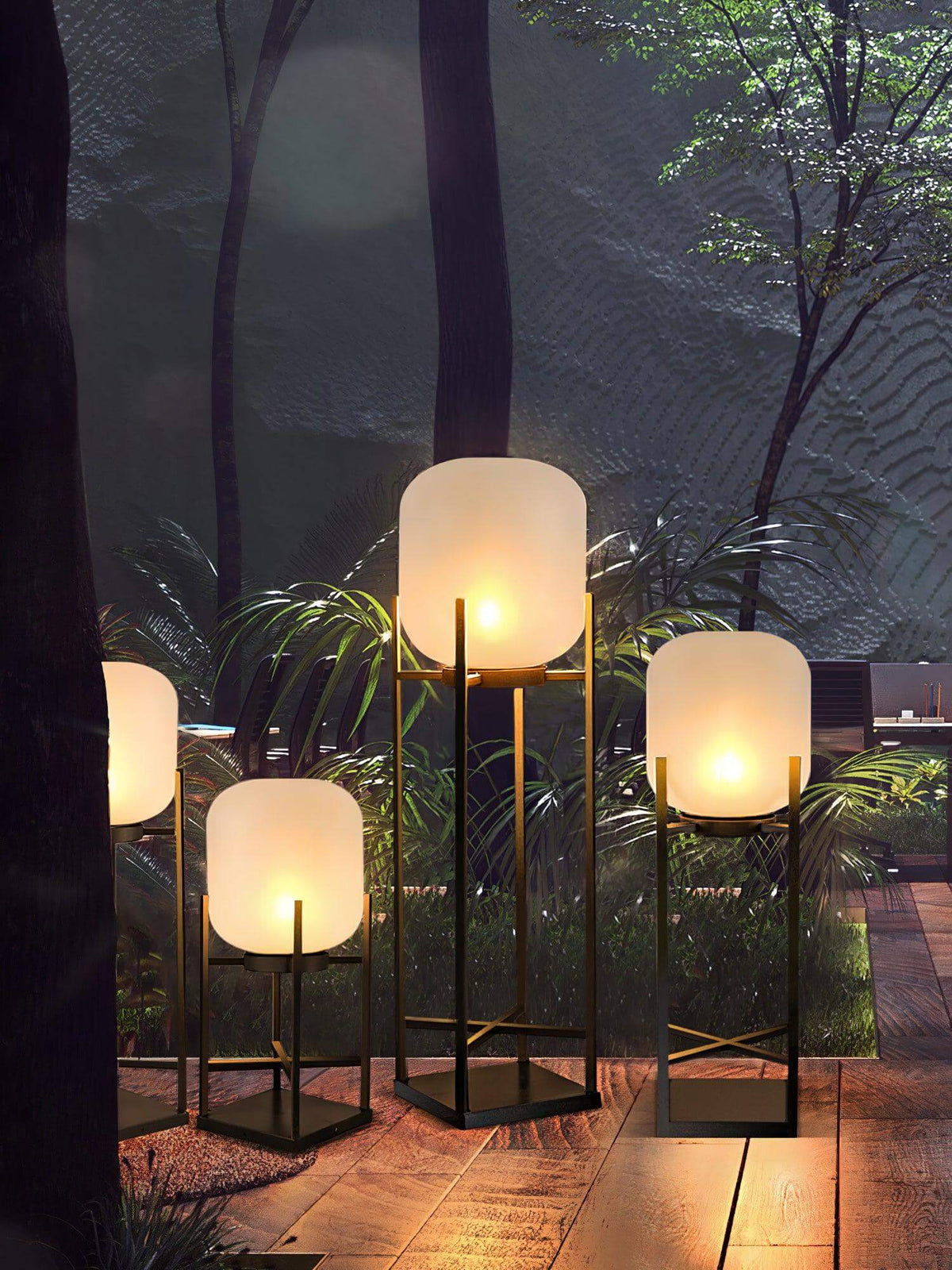 Solar Vloerlamp voor Buiten – Duurzame Sfeerverlichting voor Tuin en Terras