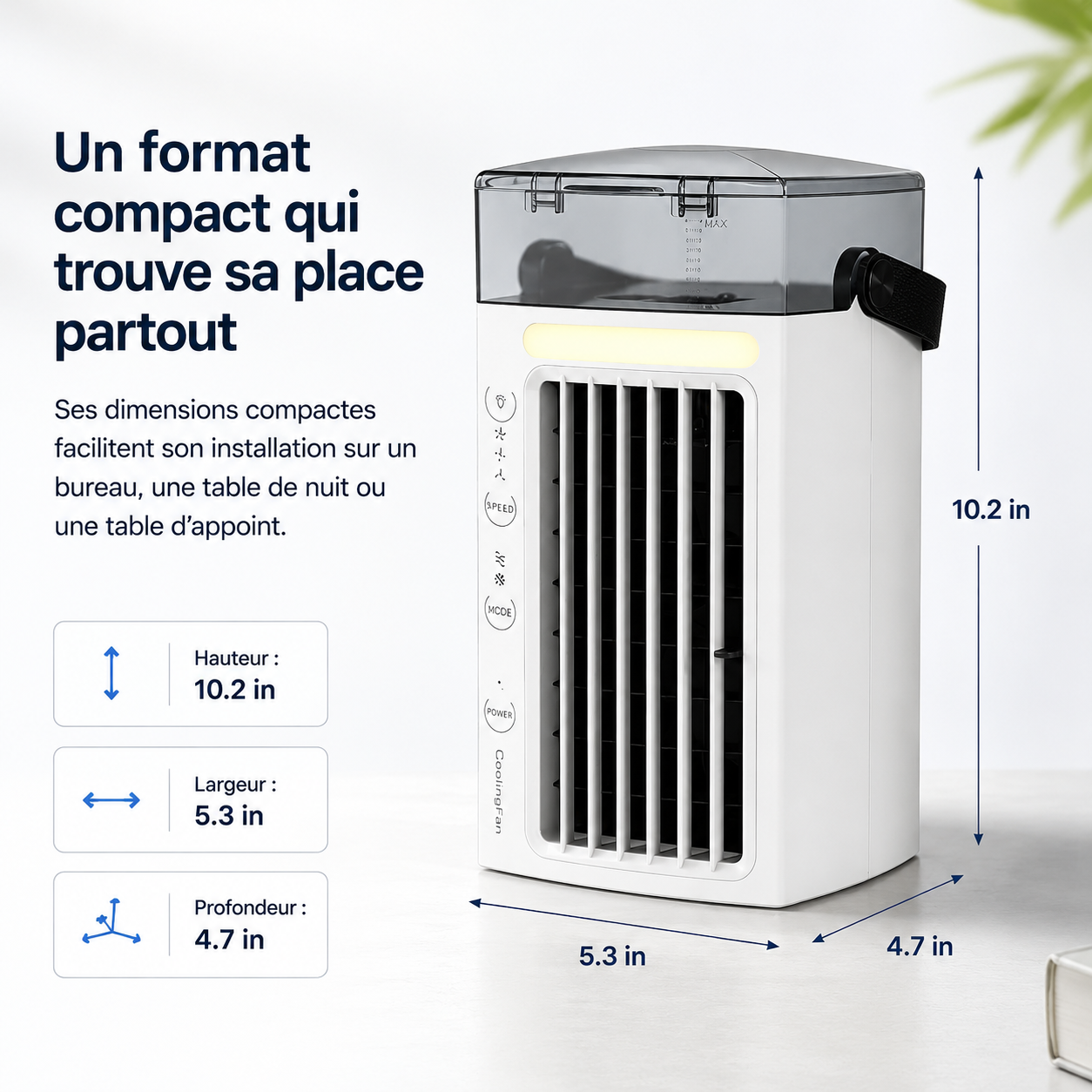 Persoonlijke draagbare airconditioner