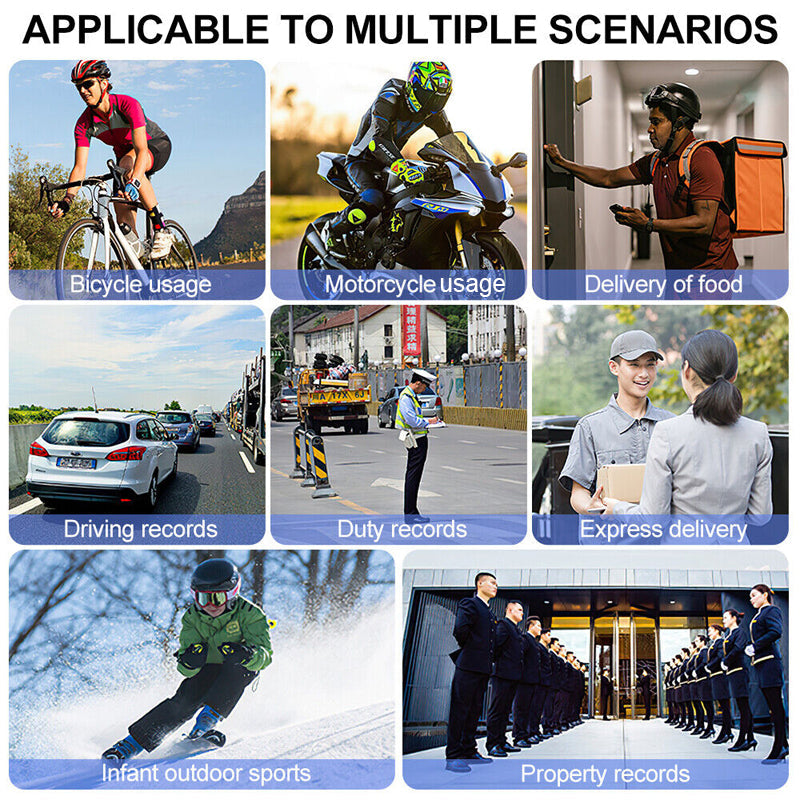 LuxoVision Draagbare HD-fietscamera | Leg elke rit vast in haarscherpe kwaliteit