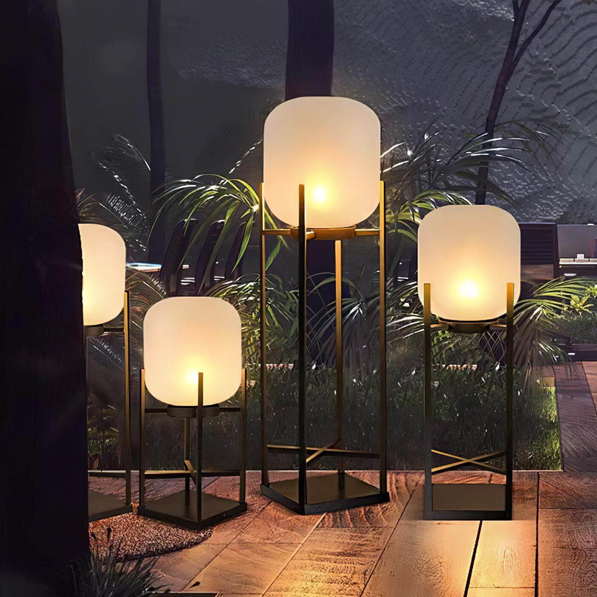 Solar Vloerlamp voor Buiten – Duurzame Sfeerverlichting voor Tuin en Terras