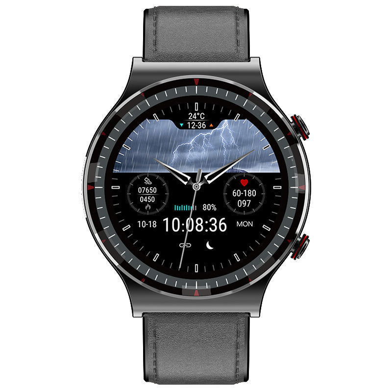 Medische EKG-Smartwatch | CFDA-gecertificeerd | 512Hz Hoogprecisie Biosensor | SpO2- & Hartslagmonitoring | AI-gebaseerde Ademhalingsanalyse | IP67 Waterdicht