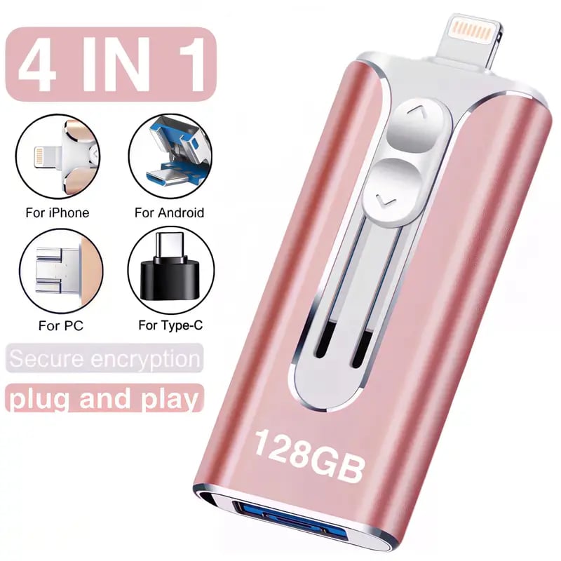 FileNest 4-in-1 USB Externe Geheugenopslag
