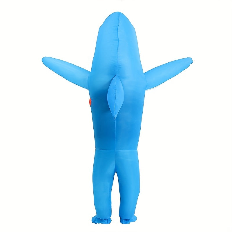 Unisex Opblaasbare Haai Halloween Kostuum | Grappig Volledig Lichaam