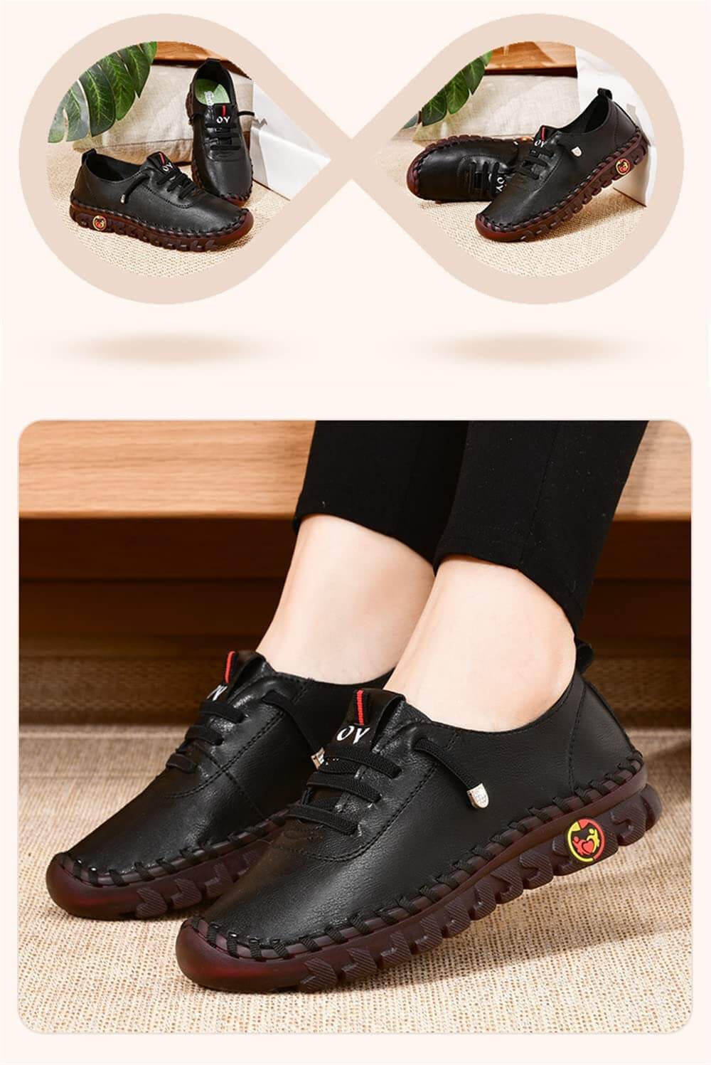Comfortabele platte schoenen voor vrouwen