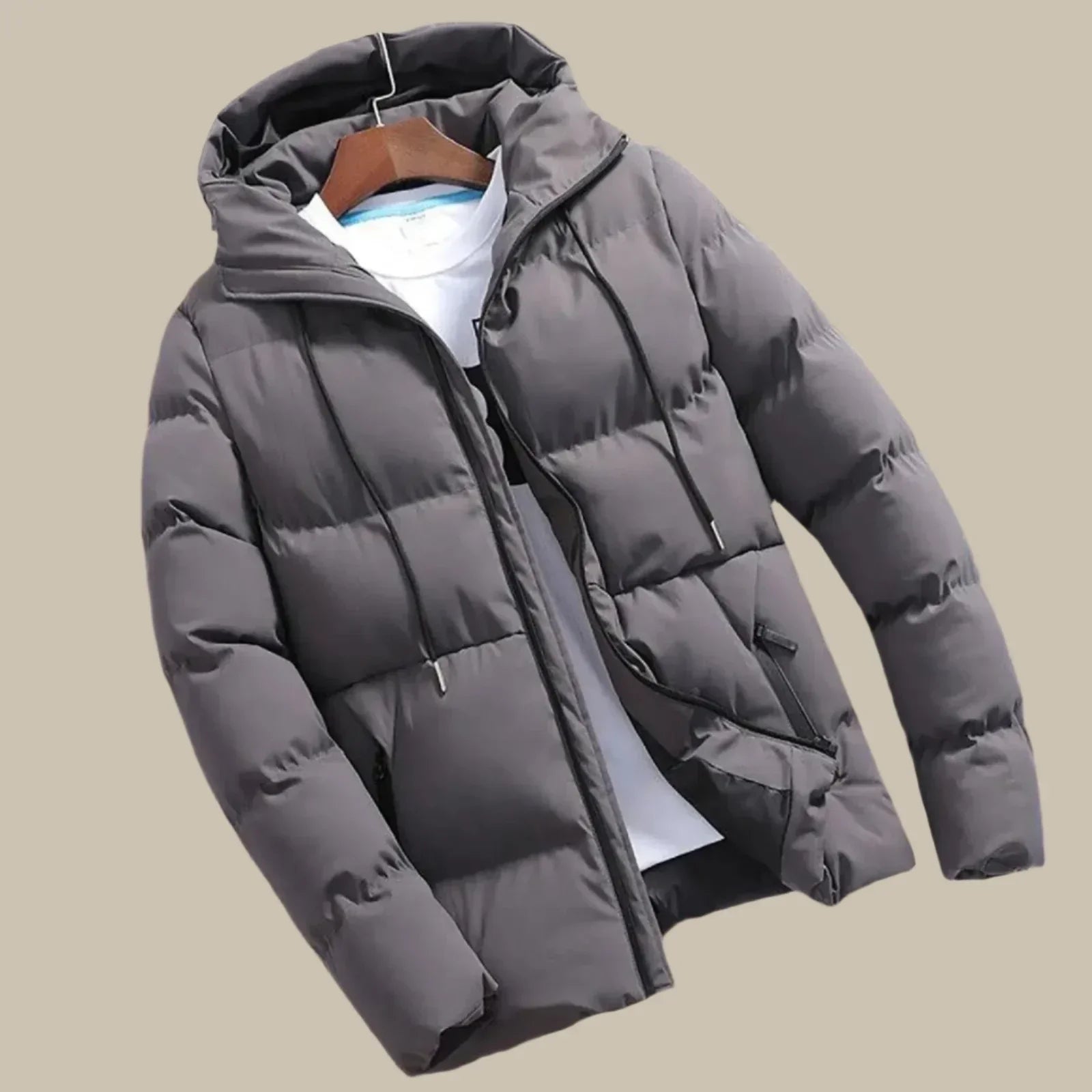 Winterjas Heren | Waterdichte | Puffer Design | Met Capuchon