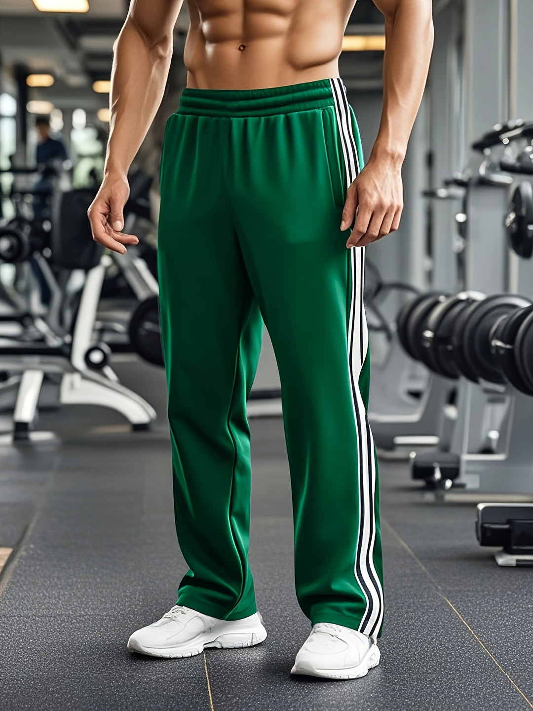 Heren Sportbroek FlexRun – Ademend trainingsmodel met trekkoord in de taille