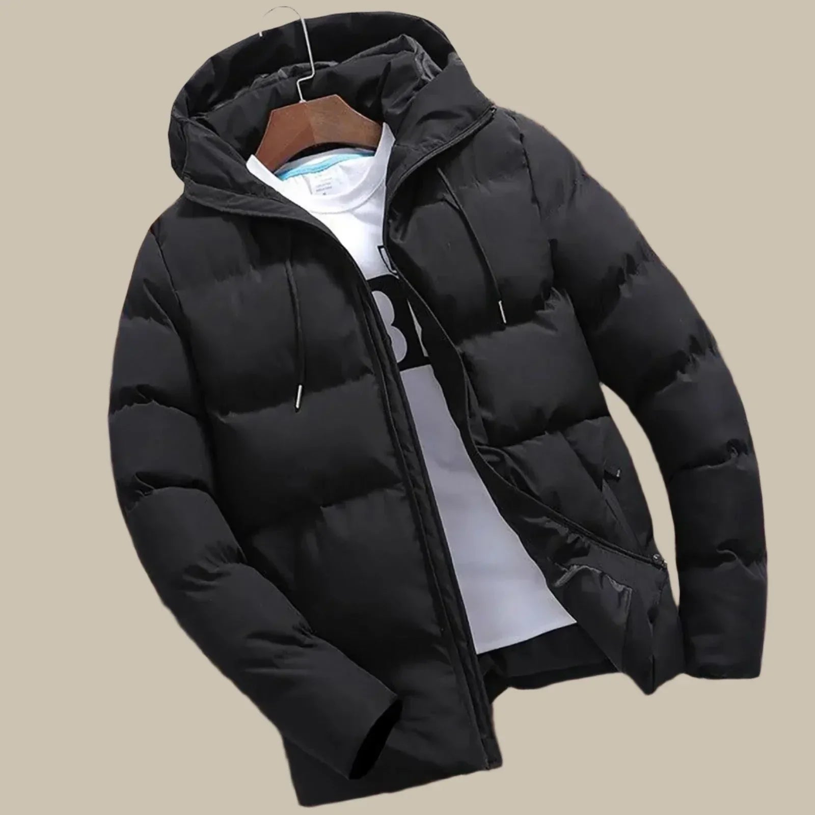 Winterjas Heren | Waterdichte | Puffer Design | Met Capuchon
