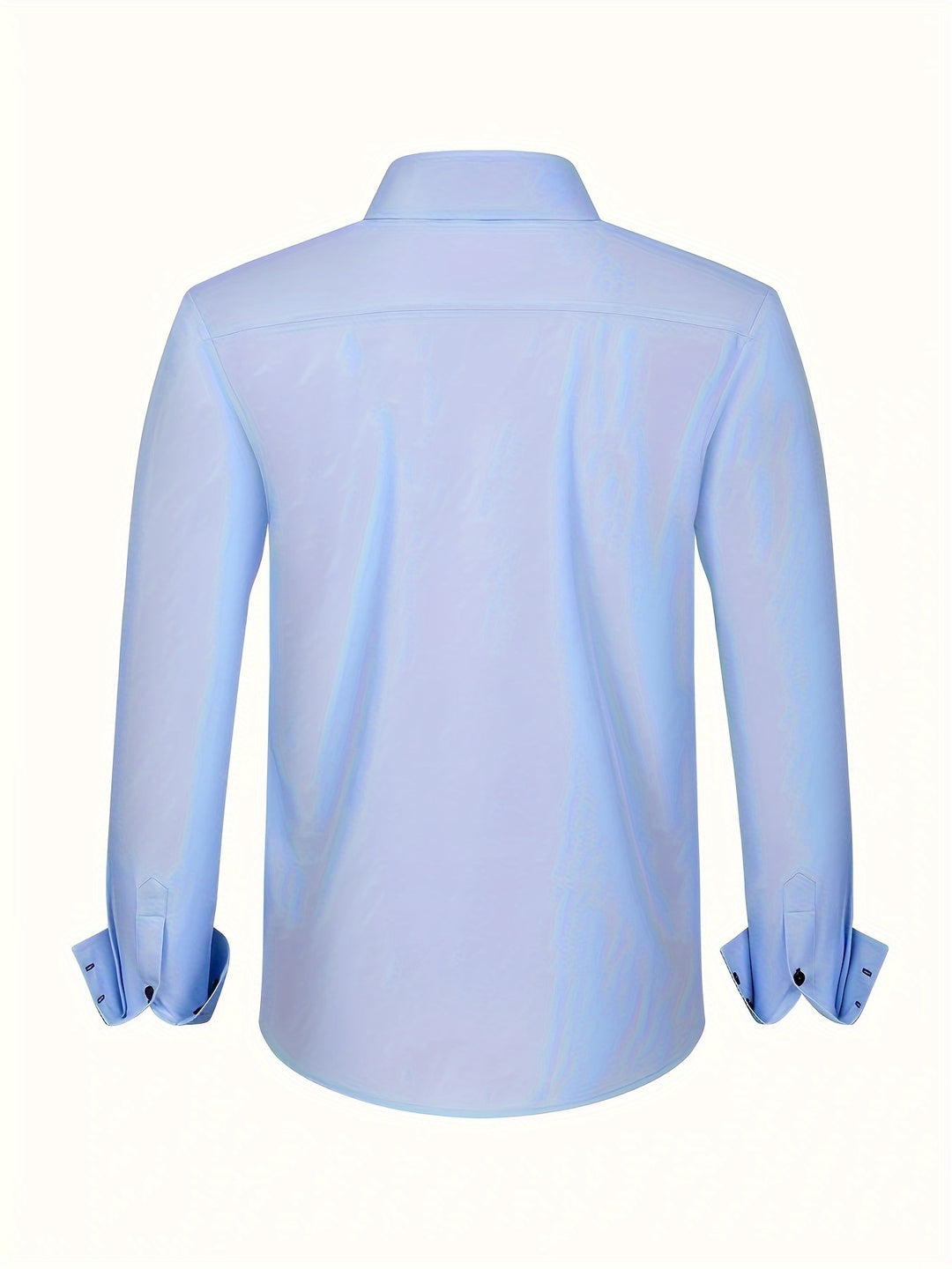 Herenoverhemd BlueDuo – Dubbelrijig, Ademend en Elegant