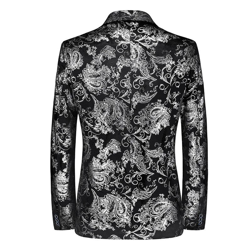 Heren Blazer SilverLine – Waterdichte Blazer met Zilveren Accenten