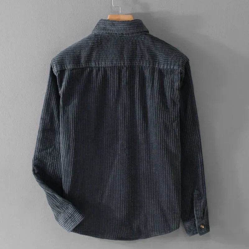 Heren Corduroy Overhemd | Retro & Trendy | Dik & Comfortabel