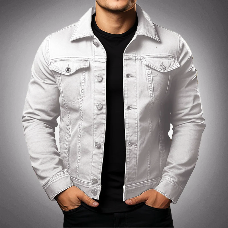 Heren Denim Jack ClassicFit – Tijdloze spijkerjack van katoen