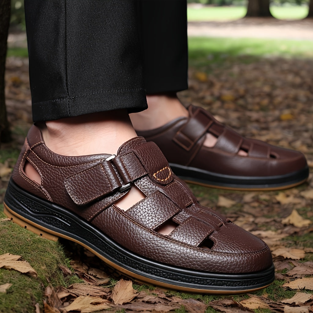 Heren Zomer Schoenen LeerComfort – Ademend, Antislip en Duurzaam