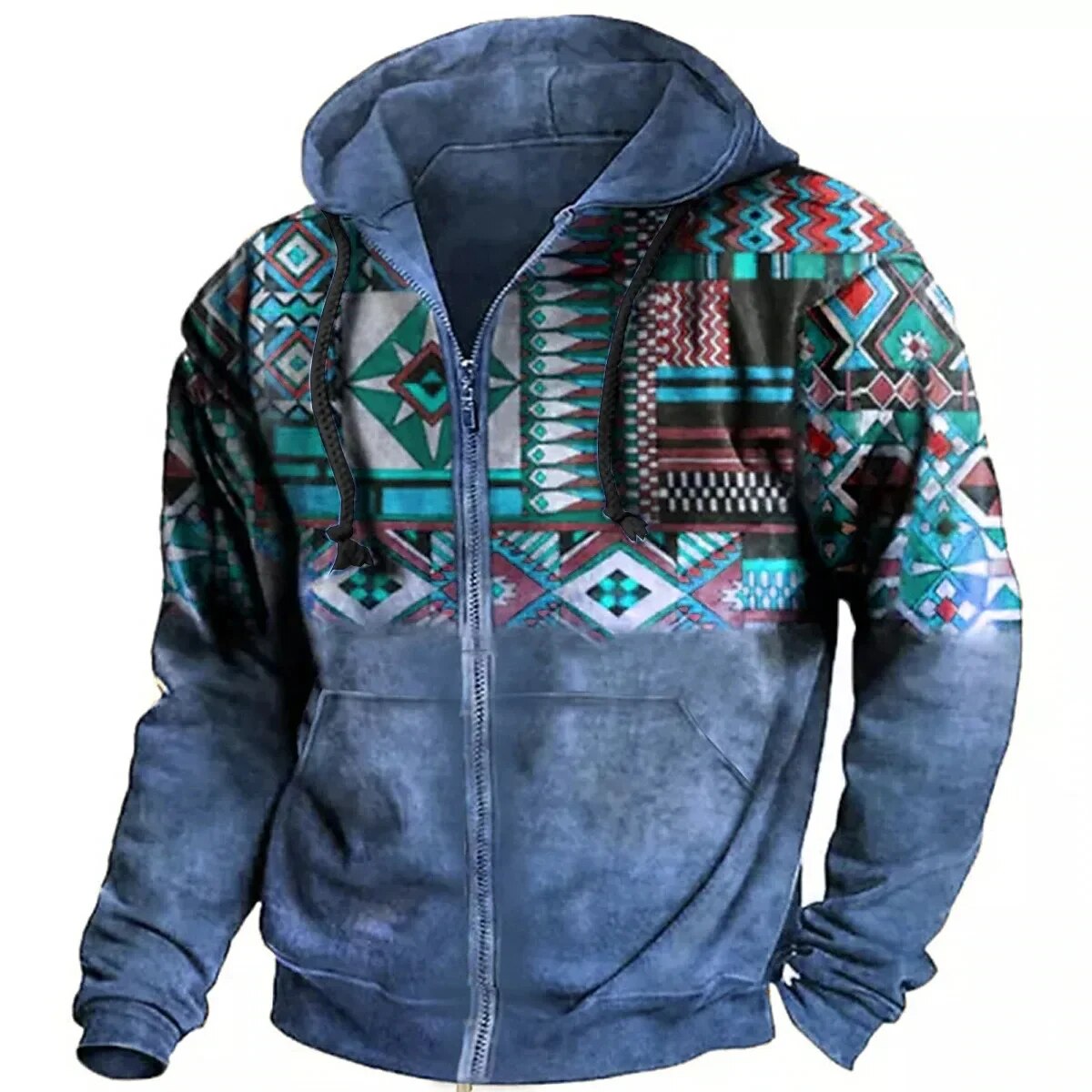 Unieke en stijlvolle herenhoodie met rits voor ultiem comfort en casual elegantie | Alexander