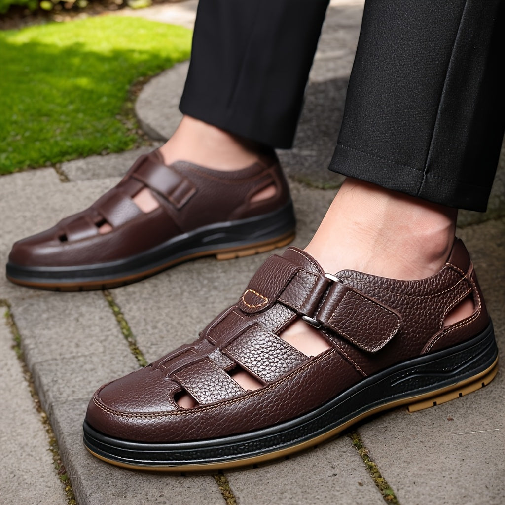 Heren Zomer Schoenen LeerComfort – Ademend, Antislip en Duurzaam