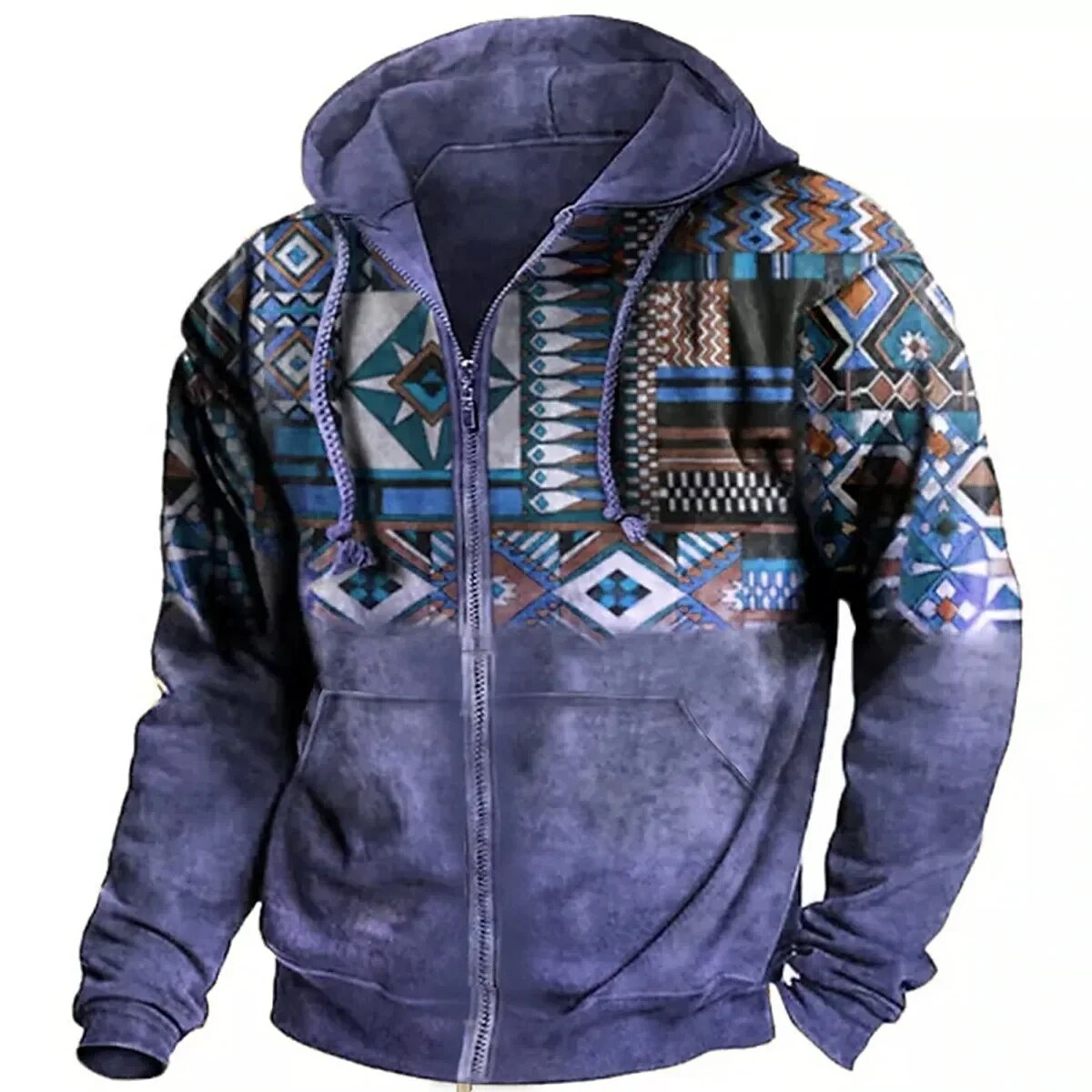 Unieke en stijlvolle herenhoodie met rits voor ultiem comfort en casual elegantie | Alexander