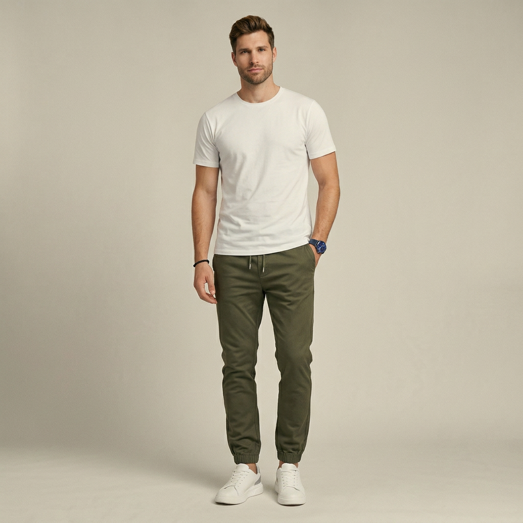 Benedict | Elegante Stoffen Broek met Moderne Pasvorm