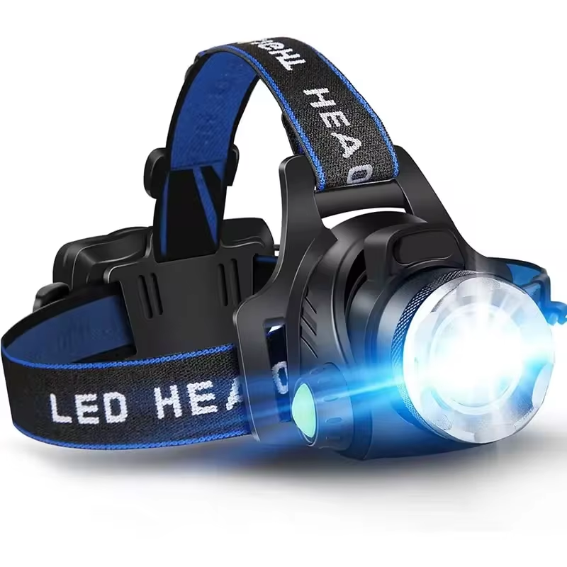 Oplaadbare Waterdichte LED Hoofdlamp met Zoomfunctie voor Outdoor