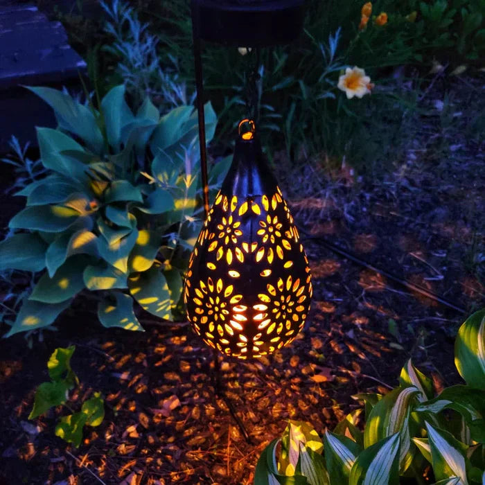 Zonne-energie en weerbestendige tuinlamp