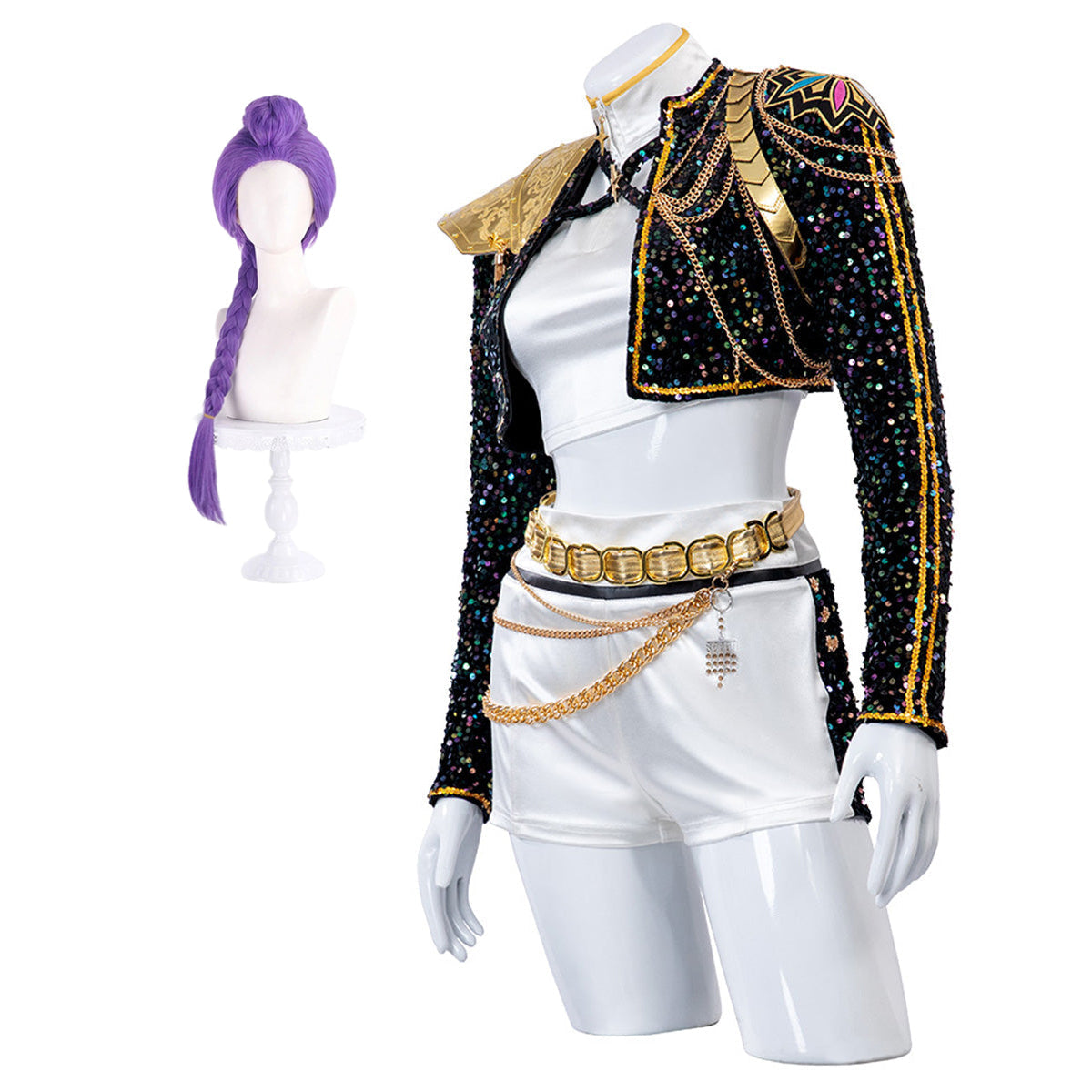 Kpop Hunter Golden Girls Pailletten Halloween Kostuum | Sprankelend