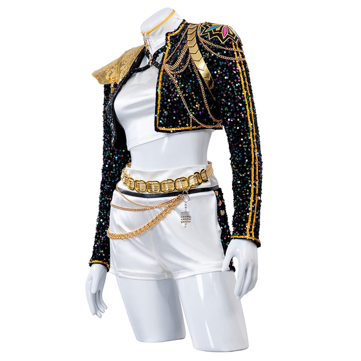 Kpop Hunter Golden Girls Pailletten Halloween Kostuum | Sprankelend